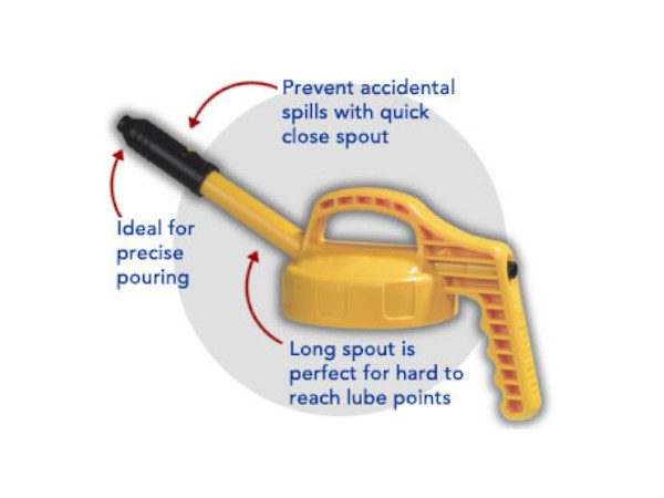 Stumpy Spout Lid - Lubrication Management - Oil Transfer Equipment