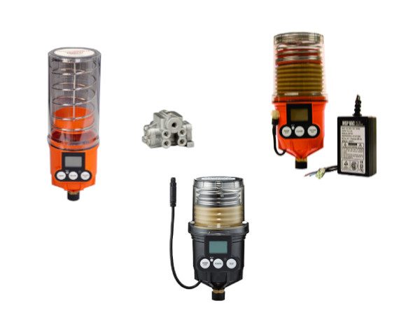 automatic electro mechanical grease dispensers group photo