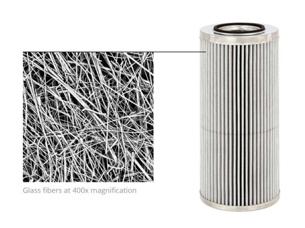 filtration glass element with fibres image 4 3