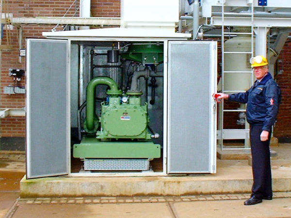 gas compressor installation
